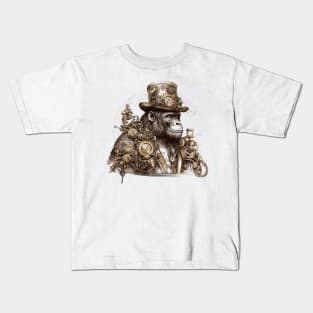 Steampunk Gorilla Kids T-Shirt